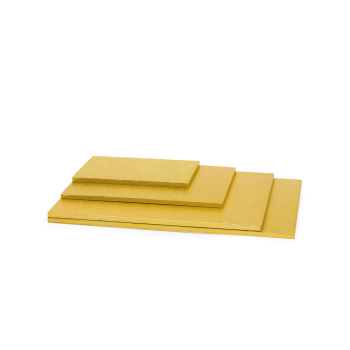 Cake Board Rectangular 60cm x 40cm / Thickness 12mm - GOLD
